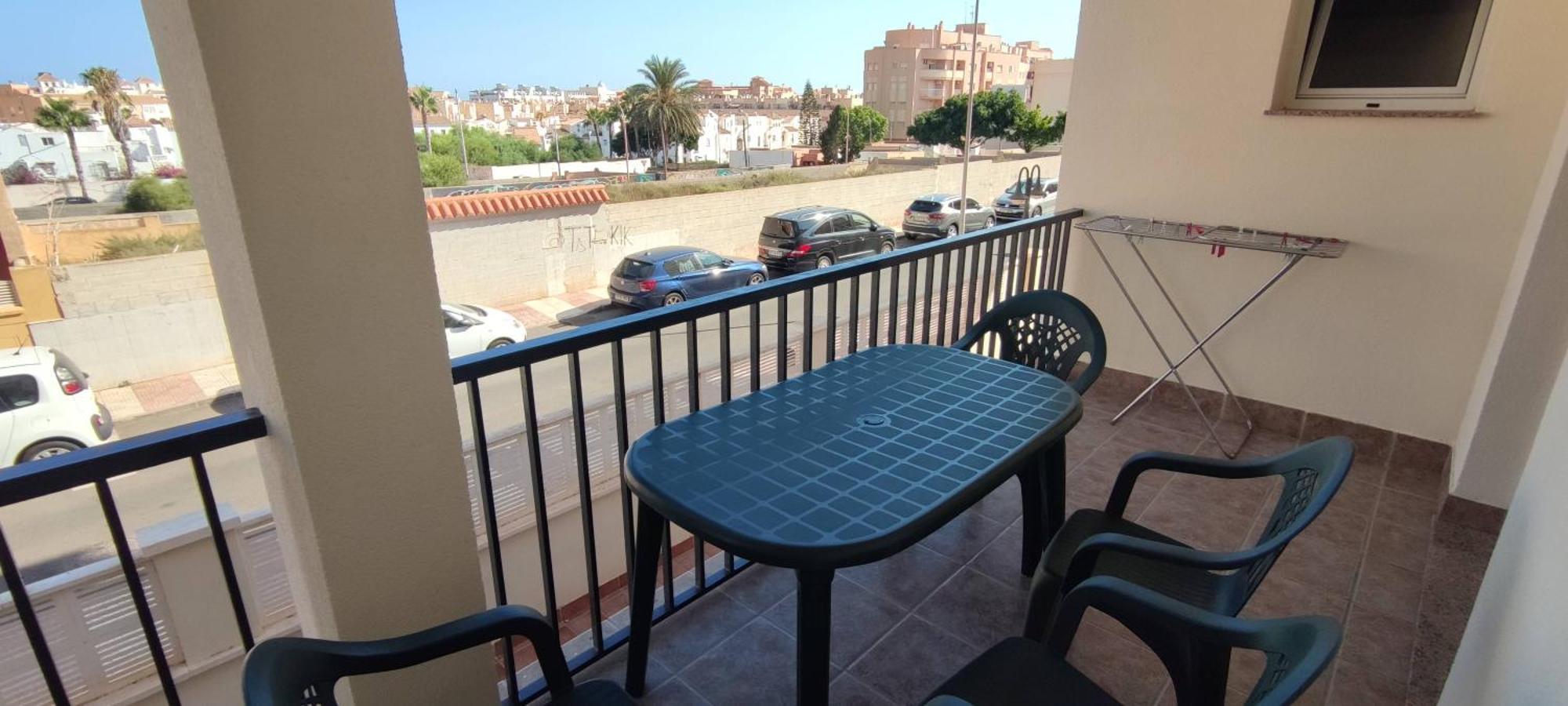 Apartamento Dos Habitaciones Con Piscina Y Gran Terraza Roquetas de Mar Exteriör bild