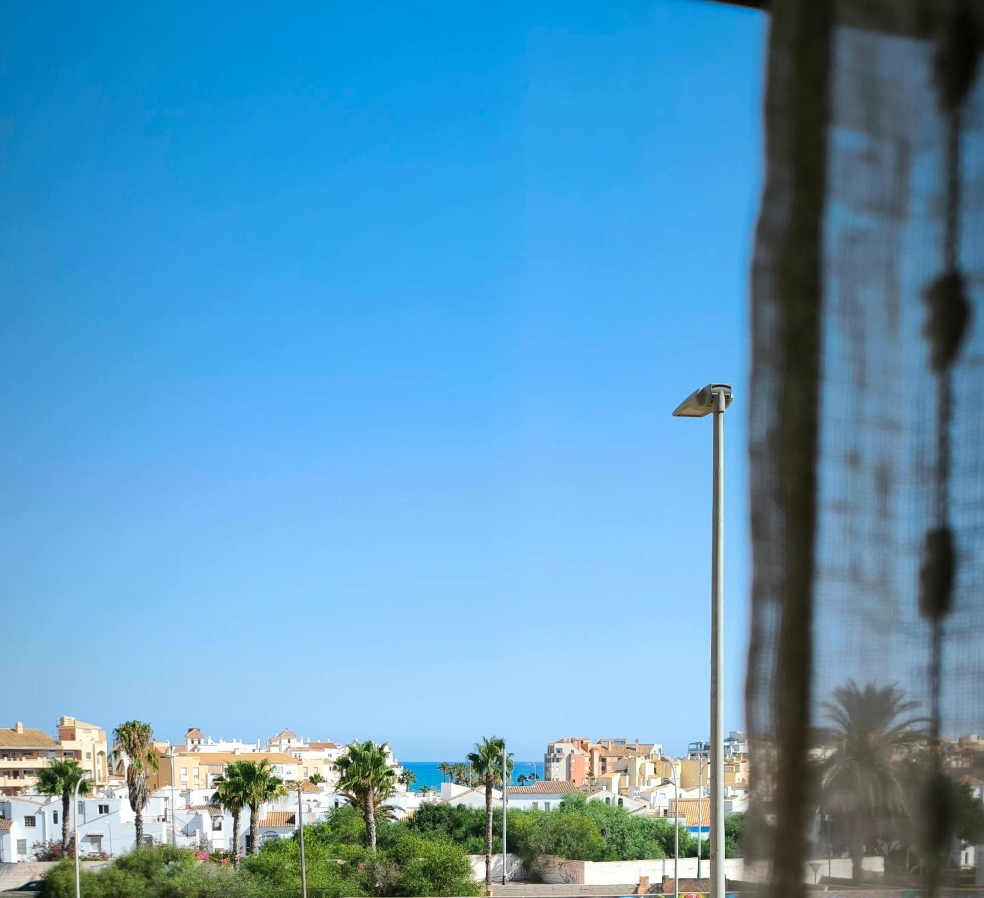 Apartamento Dos Habitaciones Con Piscina Y Gran Terraza Roquetas de Mar Exteriör bild